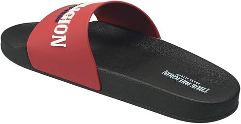 True Religion Men’s Slide Sandals – Bold Printed Logo, Cushioned Footbed, Everyday Comfort in Saudi Arabia