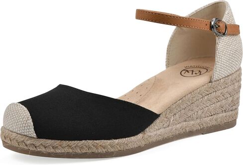 WHITE MOUNTAIN Women's Maintain Mini-Heel Espadrille Sandal in Kuwait