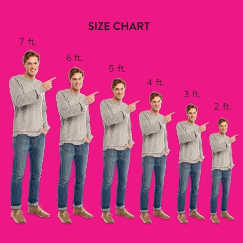 قطع من الورق المقوى للصور بالحجم الطبيعي المخصص | 1-8ft أحجام متعددة للاختيار | شخصية عالية الدقة الوقوف | تحميل الصورة - ديكور مثالي للتخرج والزفاف وأعياد الميلاد والهالوين in Saudi Arabia
