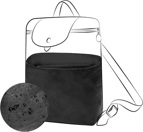 DGAZ Lightweight-Purse Organizer Insert for Longchamp Le Pliage Backpack Bag,silk and DupontPaper handbag inner for Luxury Bags(NEW Le Pliage Original M Backpack,Black) in Saudi Arabia