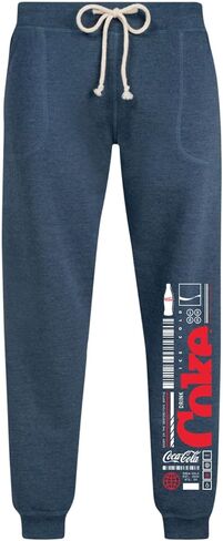 HYBRID APPAREL - Coca-Cola - Coke Sport Utility - Women's French Terry Jogger Pant - Size Large Heather Indigo in Kuwait