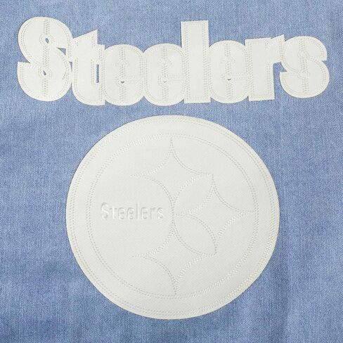 Pro Standard Mens NFL Pittsburgh Steelers Varsity Blues Denim Jacket Denim/Linen XL in Saudi Arabia