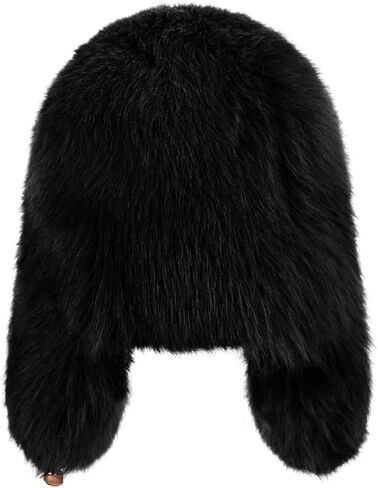 Unisex Winter Trooper Trapper Hat Faux Fur Russian Ushanka Cap Warm Ear Flaps Hat Furry Outdoor Hunting Skiing Hat in Saudi Arabia