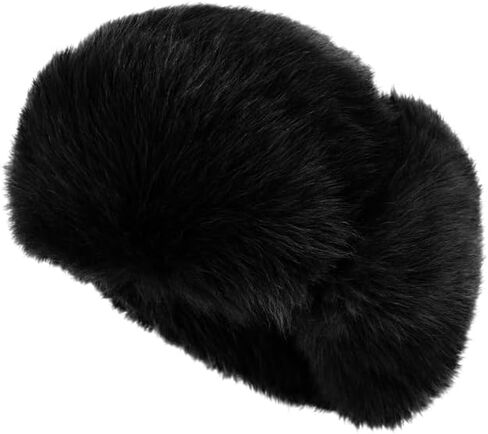 Unisex Winter Trooper Trapper Hat Faux Fur Russian Ushanka Cap Warm Ear Flaps Hat Furry Outdoor Hunting Skiing Hat in Saudi Arabia