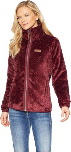 Columbia Womens Fire Side II Sherpa Full Zip Fleece Jacket, Rich Wine, 3X in Saudi Arabia