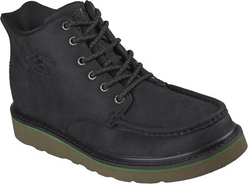 Skechers mens John Deere Brockman 2.0 Moc Toe Lace Up Slip Ins in Saudi Arabia