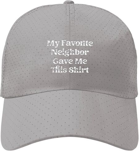 That's My Neighbor I Don't Know You Hats Cycling Cap for Grandpa in Saudi Arabia