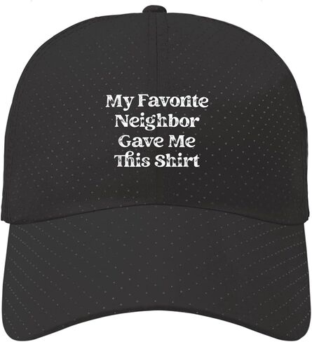That's My Neighbor I Don't Know You Hats Cycling Cap for Grandpa in Saudi Arabia