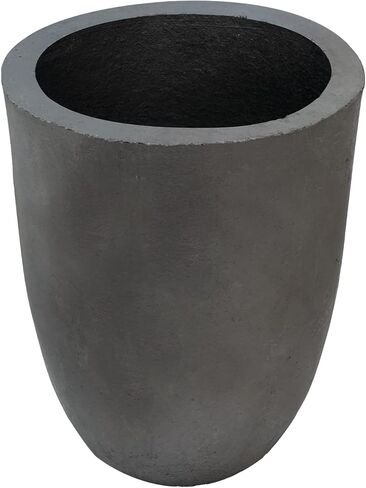 QNK #6 6 كجم بوتقة طين جرافيت مع صنبور صب لصهر المعادن وتكرير الذهب والفضة والنحاس والنحاس والألومنيوم in Kuwait