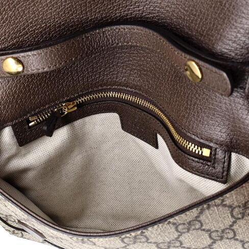 حقيبة Gucci Blondie NM Chain Flap المحببة مسبقًا من القماش المطلي بشعار GG، صغيرة، بنية in Saudi Arabia