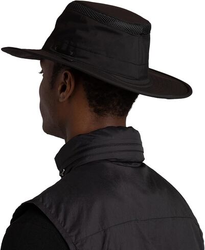 Tilley LTM6 Airflo Sun Hat, Black, 6 7/8 in Saudi Arabia
