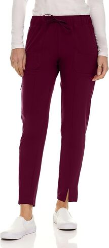 Women's Straight Leg Pants – 7 Pockets, Moisture-Wicking, Anti-Wrinkle, Tapered Fit Uniform Bottoms in Saudi Arabia