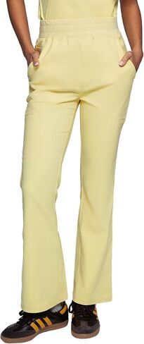 Sedona Flared Scrub Pants for Women – High-Waisted, Slim Flared Fit with 6 Functional Pockets, Stylish Design in Kuwait