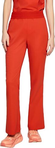 Sedona Flared Scrub Pants for Women – High-Waisted, Slim Flared Fit with 6 Functional Pockets, Stylish Design in Kuwait
