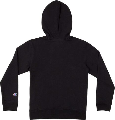 Champion Kids Clothes Sweatshirts Youth Heritage Fleece Pull On Hoody Sweatshirt with Hood (X-Large, Heritage Black) in Saudi Arabia