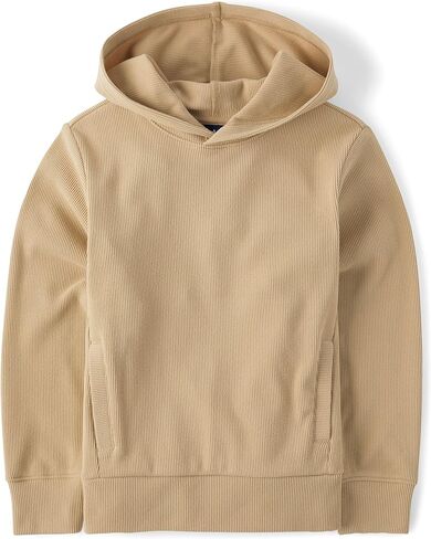 The Children's Place boys Active Long Sleeve Sueded Rib Hoodie in Saudi Arabia