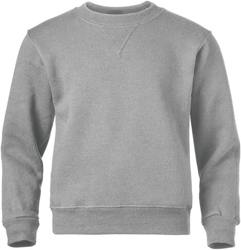 Soffe unisex-child Classic Midweight Fleece Crew Sweatshirt in Kuwait