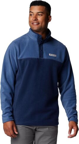 Columbia Mens Steens Mountain Half Snap Fleece Jacket, Collegiate Navy/Dark Mountain, Large in Saudi Arabia