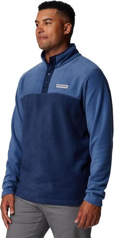 Columbia Mens Steens Mountain Half Snap Fleece Jacket, Collegiate Navy/Dark Mountain, Large in Saudi Arabia