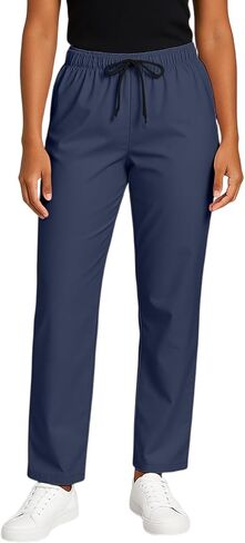 Scrub Pants for Women with Multi Pockets - Soft Stretch Scrub Bottoms Medical Nurse Cargo Pants in Saudi Arabia