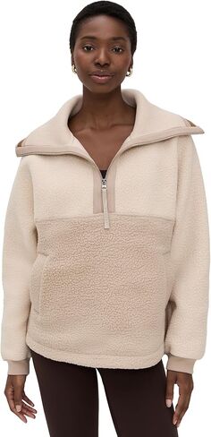 Varley Women's Carmine Relaxed Half Zip Sweatshirt in Saudi Arabia