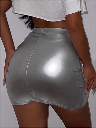 Floerns Women's Going Out Skirts Mid Waist Concert Outfit Bodycon Mini Skirts in Saudi Arabia