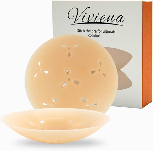 Viviena Nipple Covers for Women Reusable Silicone 3 Pairs Silicone Pasties, Breathable Sweatproof, with Portable Travel Case in Saudi Arabia