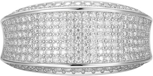 Mens Moissanite Wedding Band 925 Sterling Silver 2ct D Color VVS1 Clarity 217 Round Cut Lab Created Stone Promise Ring Engagement Band Gift for Him Size 7-14 in Saudi Arabia