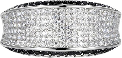 Mens Moissanite Wedding Band 925 Sterling Silver 2ct D Color VVS1 Clarity 217 Round Cut Lab Created Stone Promise Ring Engagement Band Gift for Him Size 7-14 in Saudi Arabia