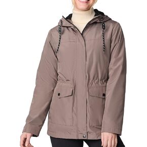 Free Country Womens Raincoat Jacket Water & Wind Resistant and Warm Sherpa Anorak Rain Jacket Hiking Outdoor-Rain Away in Saudi Arabia