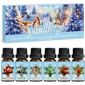 Laundry Fragrance Oils Set, SNOWSEN Clean Essential Oils for Diffuser, Soap, Candle Making, Fresh Citrus, Lavender Field,Peppermint Burst, Lemon Zest, Cotton Clean, Chamomile Bliss,Freshie Scented Oil in Kuwait