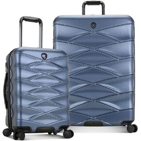 Traveler's Choice Granville II Polycarbonate Expandable Spinner Luggage, Gray, 2 Piece Set (21/29) in Kuwait