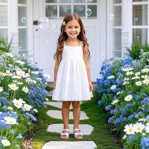 Kiderence Toddler Girls Sandals Little Girls Kids Summer Shoes Toddler Sandals in Saudi Arabia