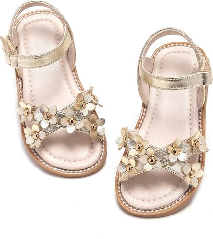 Kiderence Toddler Girls Sandals Little Girls Kids Summer Shoes Toddler Sandals in Saudi Arabia