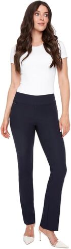 Womens Straight Leg Pull-On Pants, Style 115, 33" Inseam in Saudi Arabia
