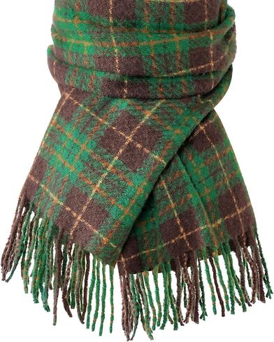 Clothirily Winter Scarfs for Women, Cashmere Feel Tassel Plaid Scarf, Large Oversized Blanket Scarf, Pashmina Shawl and Wraps in Kuwait