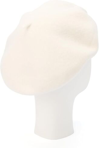 Kate Spade Women's Pearl Bow Felt Beret, Stylish Hat & Fashion Accessory Cap for Cold Weather in Saudi Arabia