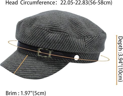 Newsboy Hats for Women, Fashion Newsboy Cap Bakerboy Cabbie Gatsby Pageboy Visor Beret Hat in Kuwait