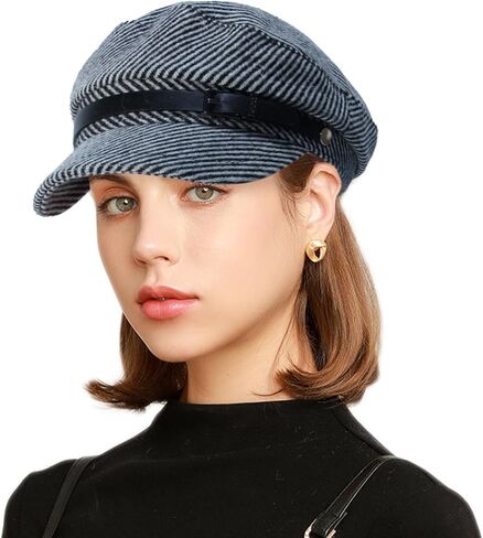 Newsboy Hats for Women, Fashion Newsboy Cap Bakerboy Cabbie Gatsby Pageboy Visor Beret Hat in Kuwait