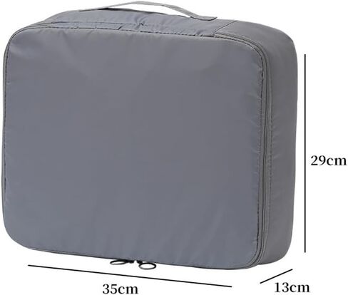 Packing Cubes for Suitcases, Lightweight Travel Luggage Packing Organizers, Compression Storage Shoe Bag, Clothing Underwear Bag, Travel Cubes Set for Man & Women (Grey) in Saudi Arabia