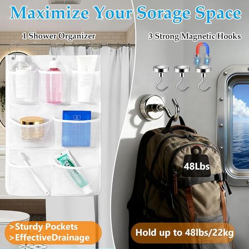 Cruise Essentials 2025 - Cruise Must Haves with Non-Surge Power Strip,Toilet Night Light,Lanyard Holder Magnet Hook,Travel Bag,Towel Bands,Fanny Pack,Shower Organizer for All Cruise Lines in Saudi Arabia