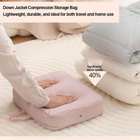 6 Set Compression Packing Cubes, Lightweight & Space-Saving Vacation Travel Essentials, Durable Various Sizes Packing Organizer with Zippers Shoe Bag for Suitcase Carry On Luggage, Black in Saudi Arabia