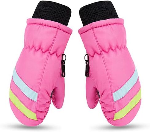 Kids Winter Thermal-Warm Windproof Ski-Gloves Outdoor Snowboarding Mittens for 2-5 Years Old in Saudi Arabia