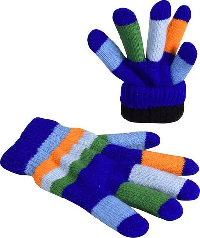 Peach Couture Children’s Toddler Winter Gloves & Mittens – Double Layer Warm Knit Value Pack – Cold Weather Accessories in Saudi Arabia