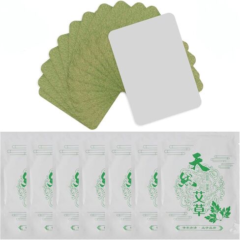 Lefeke Mugwort Cervical Neck Patch,Transdermal Herbal Heat Patch, Long-Lasting Relief for Muscle, Joint, and Neck Muscle Tension, Stiffness, Strain, and Discomfort – 12 Pieces in Kuwait