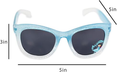 Disney Frozen Sunglasses for Kids Set - Bundle with Stylish, Comfortable & Durable Blue Frozen Sunglasses Plus Stickers, More | UV-Protection Accessories for Girls in Saudi Arabia