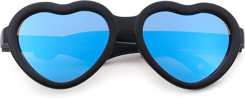 Flexible Heart Shaped Baby Sunglasses with Strap for Ages 0-24 Months, 2 Pack Infant & Toddler Polarized Sun Glasses in Saudi Arabia