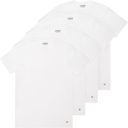 Mens Undershirt, Short-Sleeve Cottton Undershirt for Men, Crewneck T-Shirt, Moisture-Wicking in Saudi Arabia