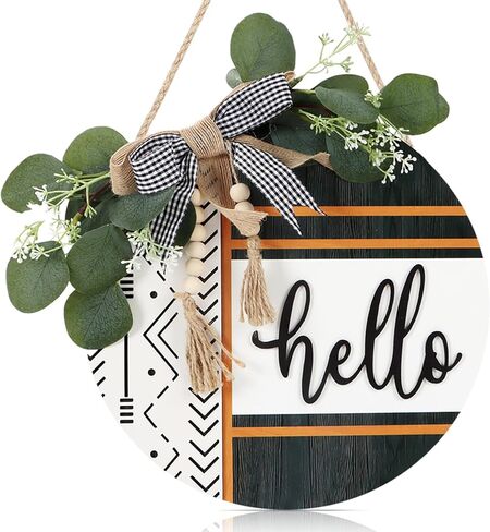 CHDITB 3D Welcome-ish Front Door Hanging Sign(11.42"x11.42"), Funny Dogs Like You Wood Sign with 3D Hollow Design, Housewarming Gift for Dogs Lovers Pet Owners, Rustic Welcome Sign for Door Porch in Saudi Arabia