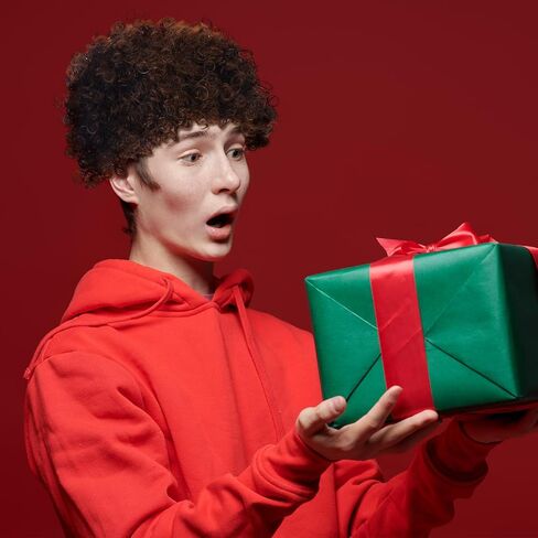 Zeyune Christmas Elf Wig for Men Curly the Elf Wig for Adults Funny Holiday Party Costumes Full Wigs for Christmas Cosplay in Saudi Arabia
